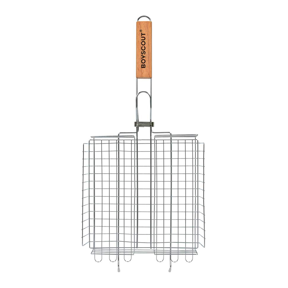 картинка Решетка для барбекю Boyscout облегченная, универсальная, глубокая 50*25*25*4 см 