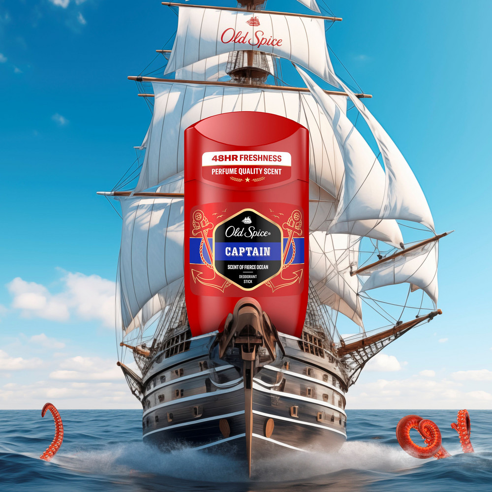 картинка Дезодорант мужской Old Spice Captain, стик, 50 г 