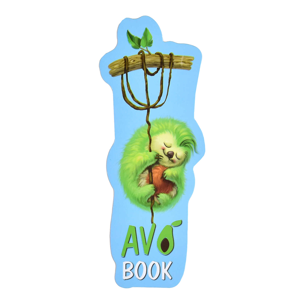 Закладка для книг Феникс 61191 фигурная вырубка, Сонный пушистик 57*140 мм