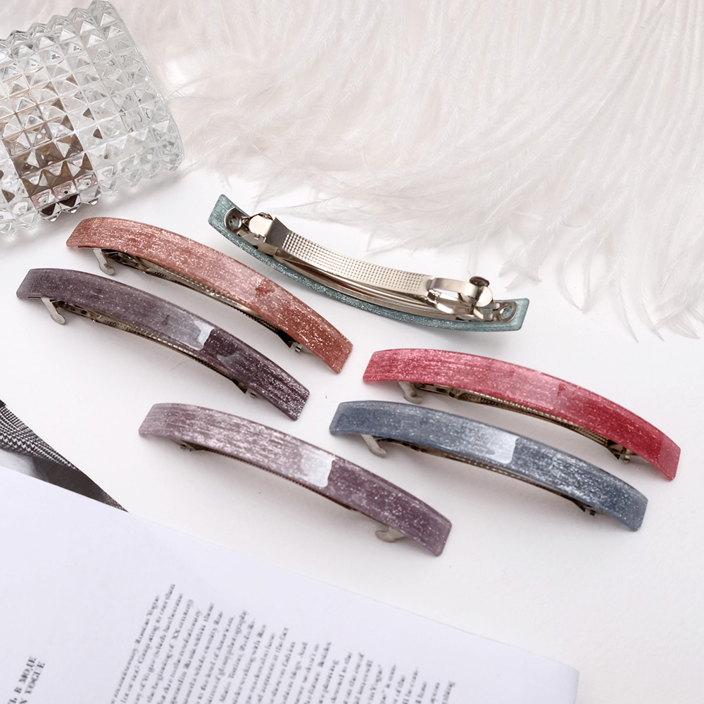 картинка Заколка-автомат 4447063 Блеск, 9,5 см, микс 