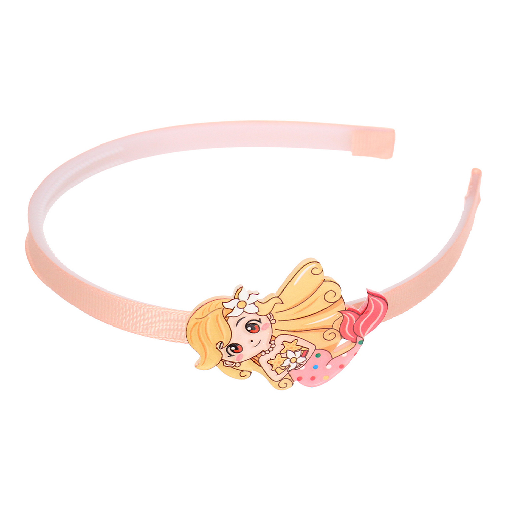 картинка Ободок для волос Розовое облако365-423 Русалочки, 1 см, в ассортименте 