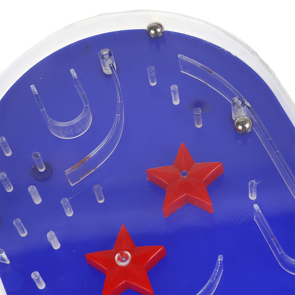 картинка Настольная игра B1304252-R1 Пинбол Синий Трактор, 19,5*14,5*3 см, 1 шт 