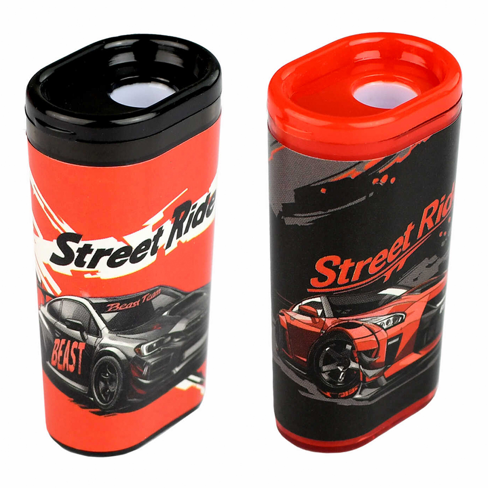 Точилка Феникс 69657 Городские гонки, пластик, в ассортименте