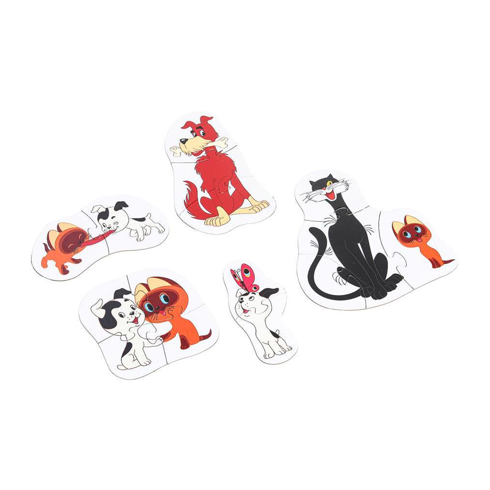 картинка Пазл Умные игры 2991 Котенок по имени Гав, макси, 170*130*40 мм, 5 шт 