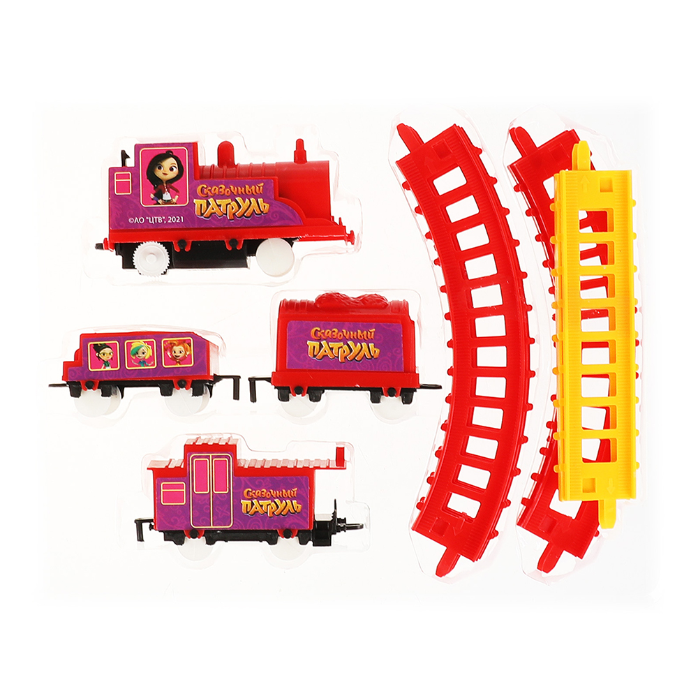 картинка Игрушка 2006B056-R6 Технодрайв Железная дорога Сказочный патруль длина пути, 126 см 
