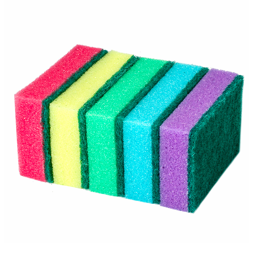 Губка для мытья посуды Ла Чиста Лайт, 5 шт