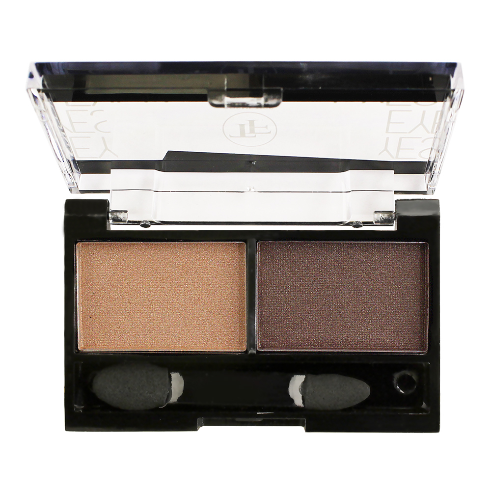 картинка Тени для век Triumf Triumph Eyes палетка двойная 2 оттенка, олотистый беж и сепия, тон 23 
