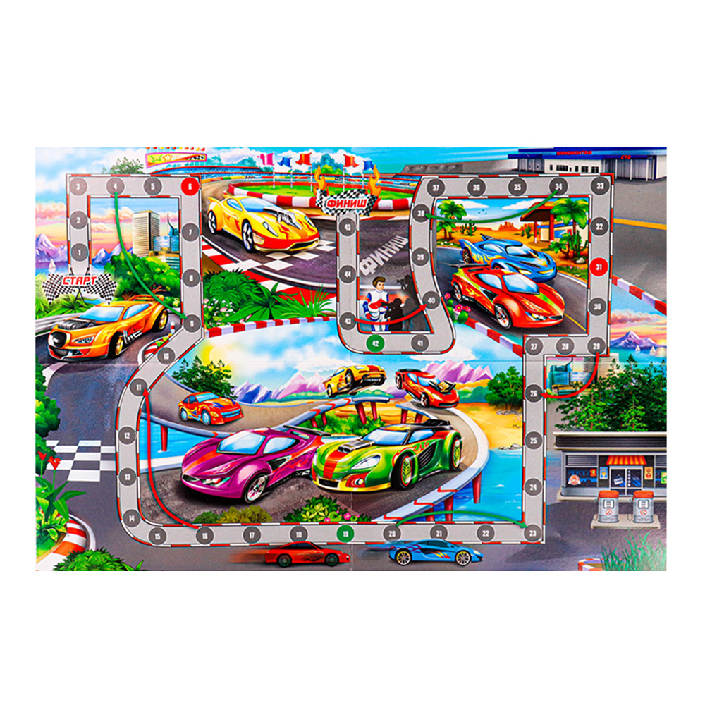 картинка Настольная игра ИН-3473 Большая гонка 1 шт 