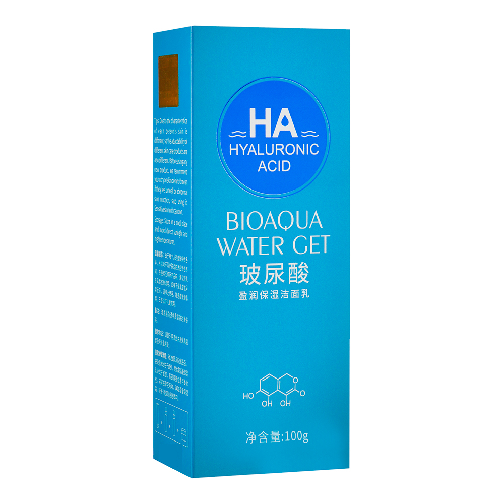 Пенка для умывания Bioaqua с гиалуроновой кислотой, 100 г