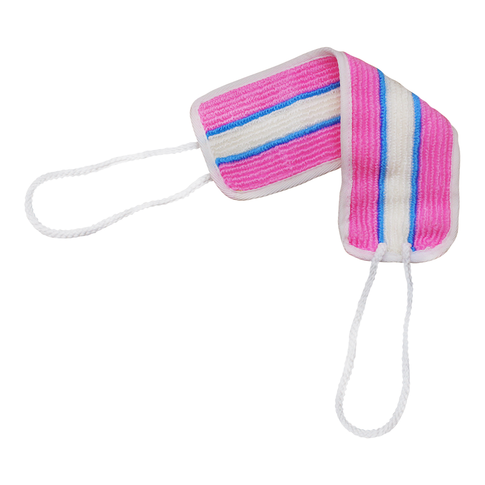 картинка Мочалка для тела лента из нейлона с ручками MN02 