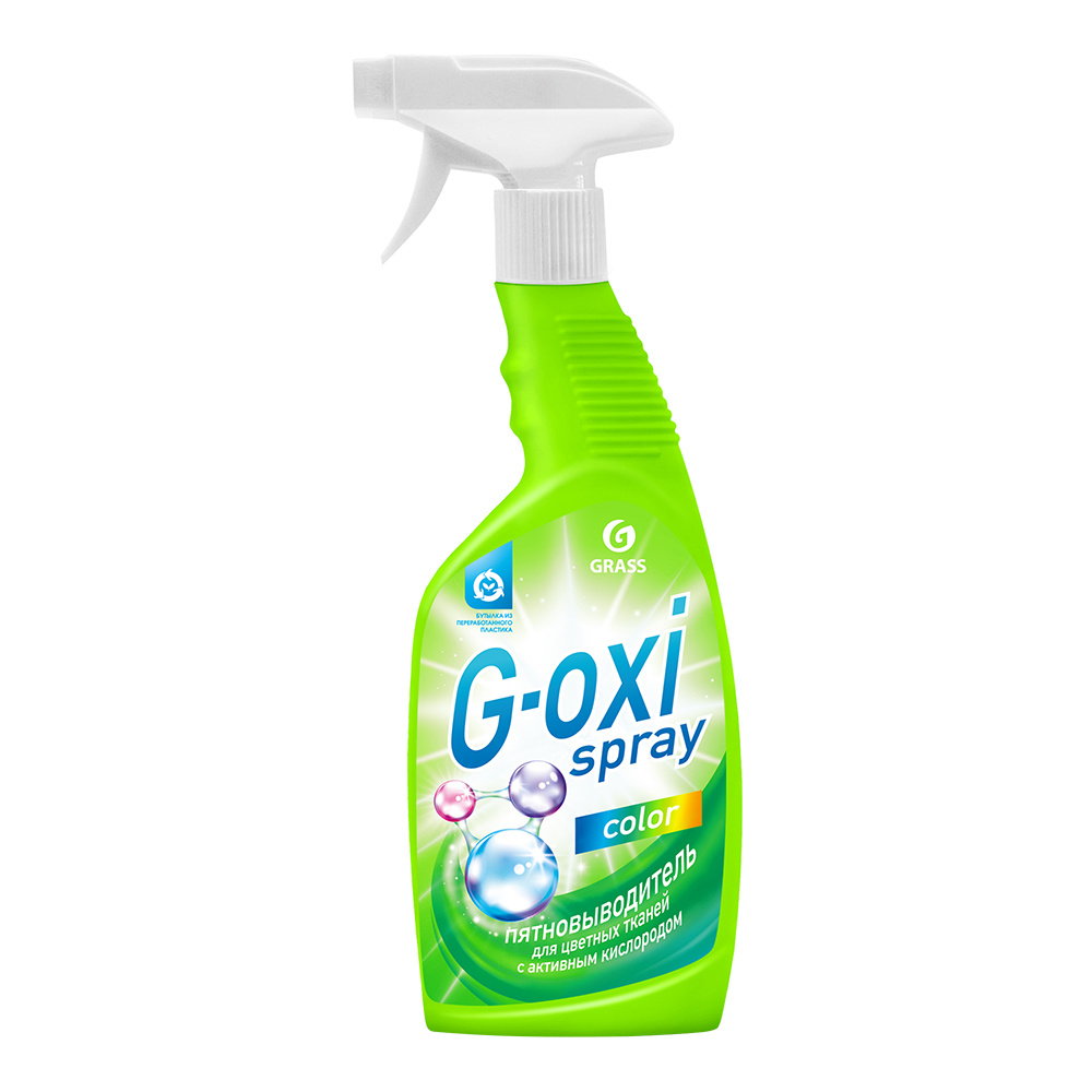 картинка Пятновыводитель Grass G-Oxi Spray Color для цветного белья, курок, 600 мл 