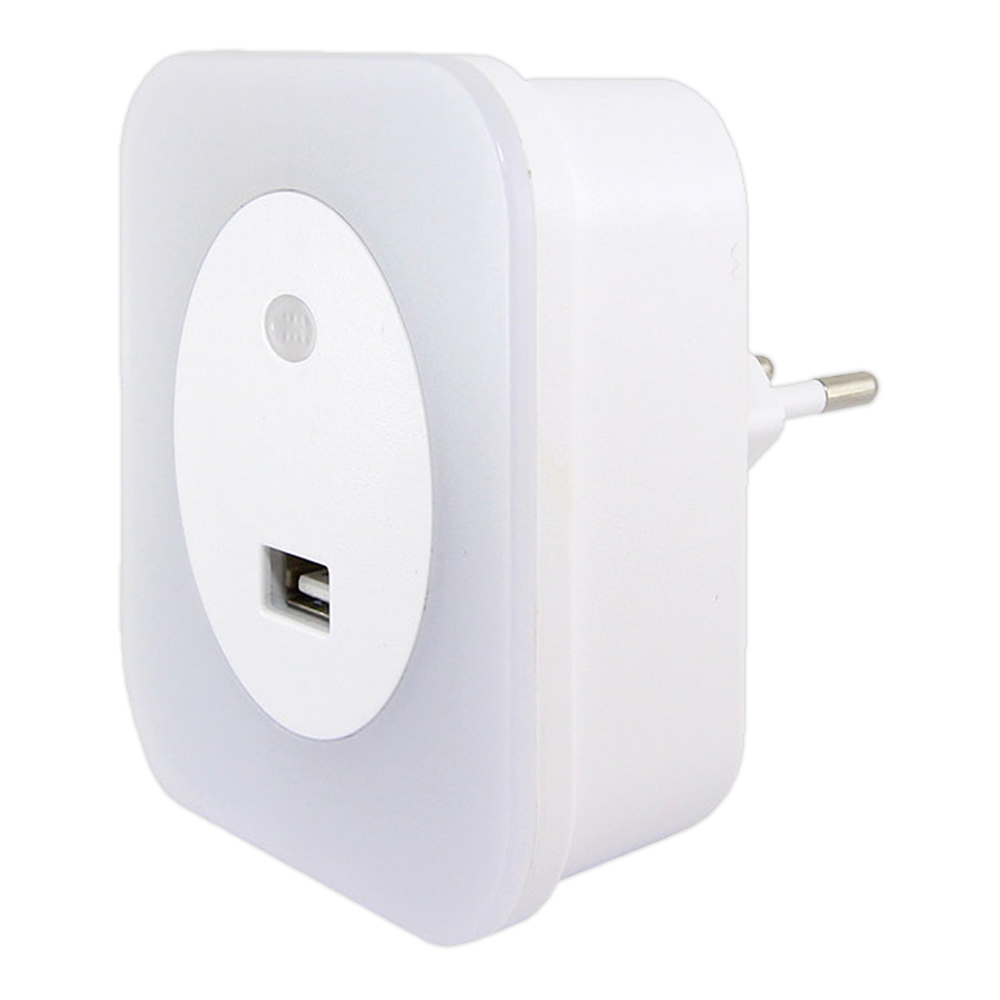 картинка Ночник TDM Комбо1 , 8LED,66 лм/Вт, USB-разъем 220Вт 1 шт 