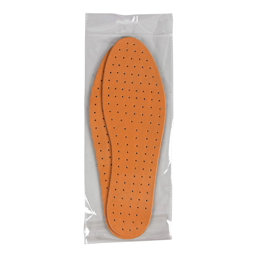 картинка Стельки для обуви 742175 универсальные, размер 36-47, коричневый 