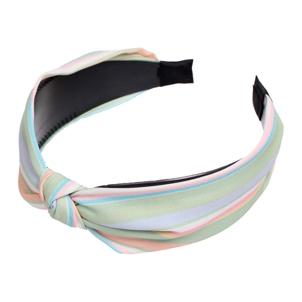 картинка Ободок для волос 848-262 Лафанталь, мятный шлейф, 4 см, мультицвет 