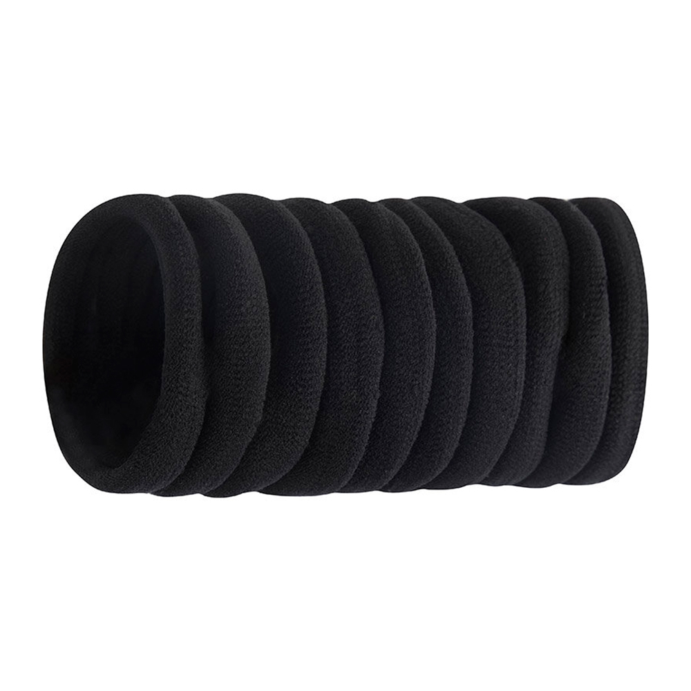 картинка Набор для волос 109817 резинка Спорт, черный, 10 шт 