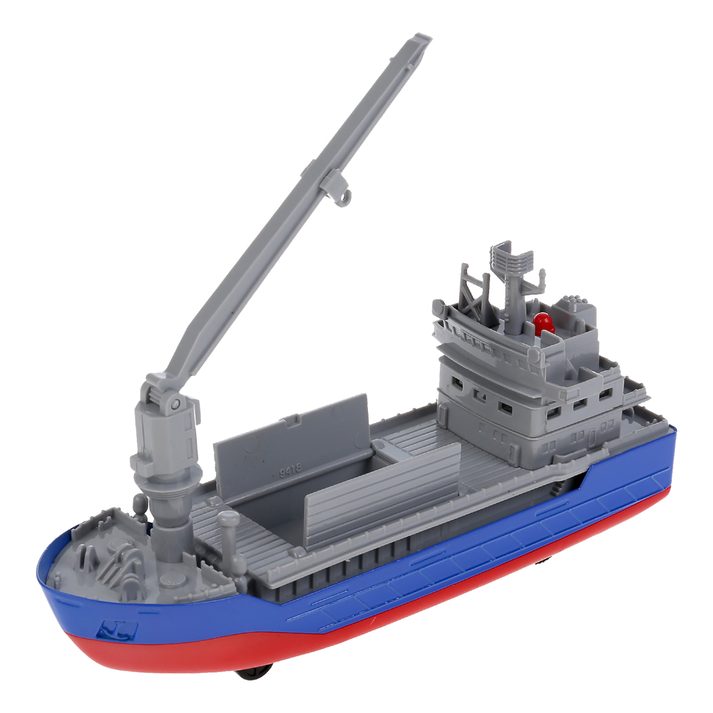 картинка Корабль CRANEBOAT-17-BUWH Технопарк Транспортный, 17 см, металл, в ассортименте 