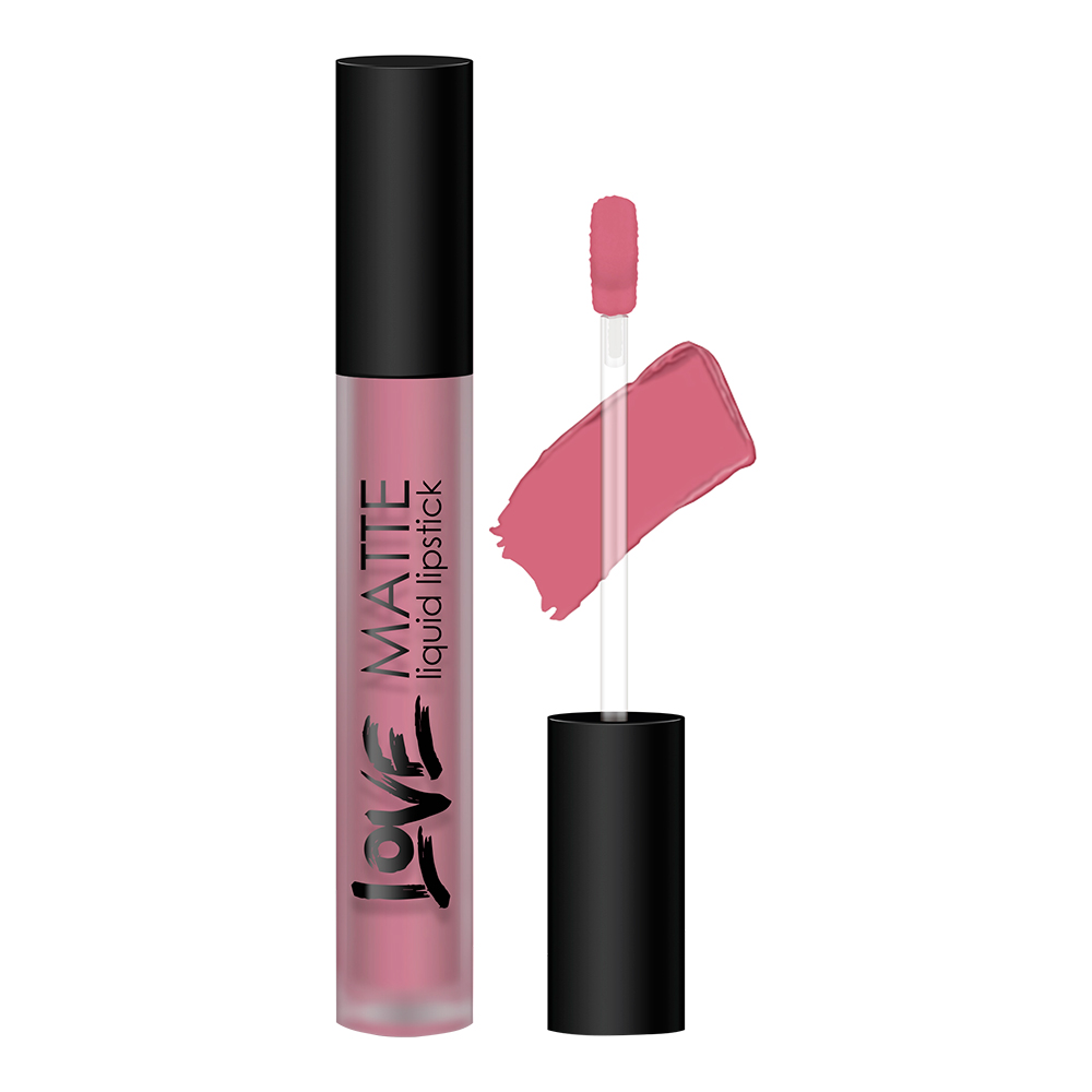 картинка Помада для губ Art-Visage Love Matte жидкая, черничный мохито, тон 52, 4 мл 