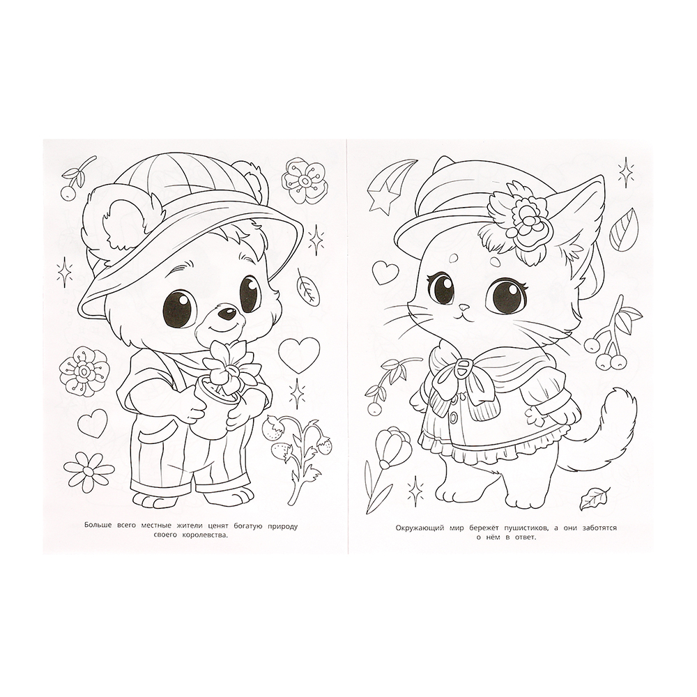 картинка Раскраска 97846 Умка Истории зверюшек, 214*290 мм, 16 страниц 