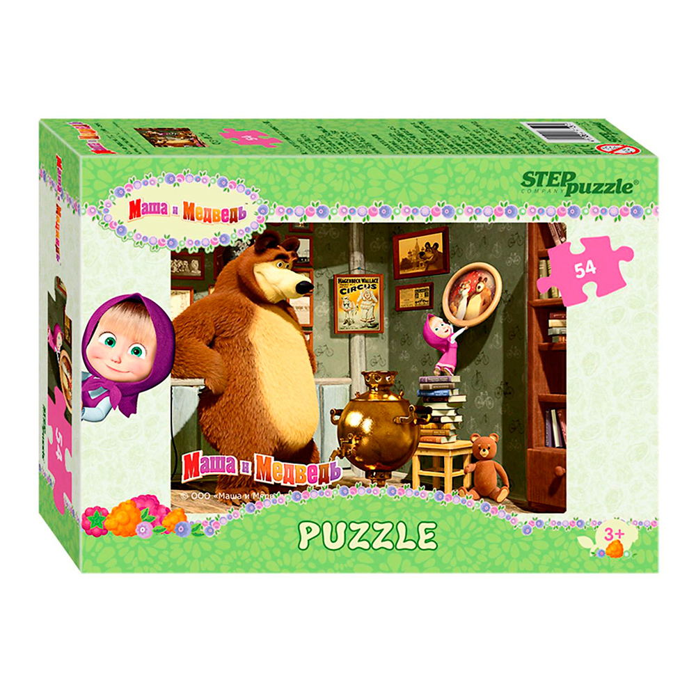 картинка Пазл 780358 Маша и Медведь, 54 элементов 