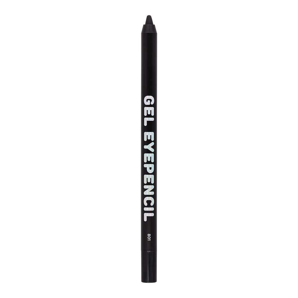картинка Карандаш для глаз Parisa Gel Eyepencil, гелевый, черный, тон 801 
