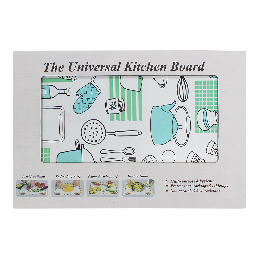 картинка Доска разделочная DRS-01 кухонные атрибуты 20*30 см, стекло 