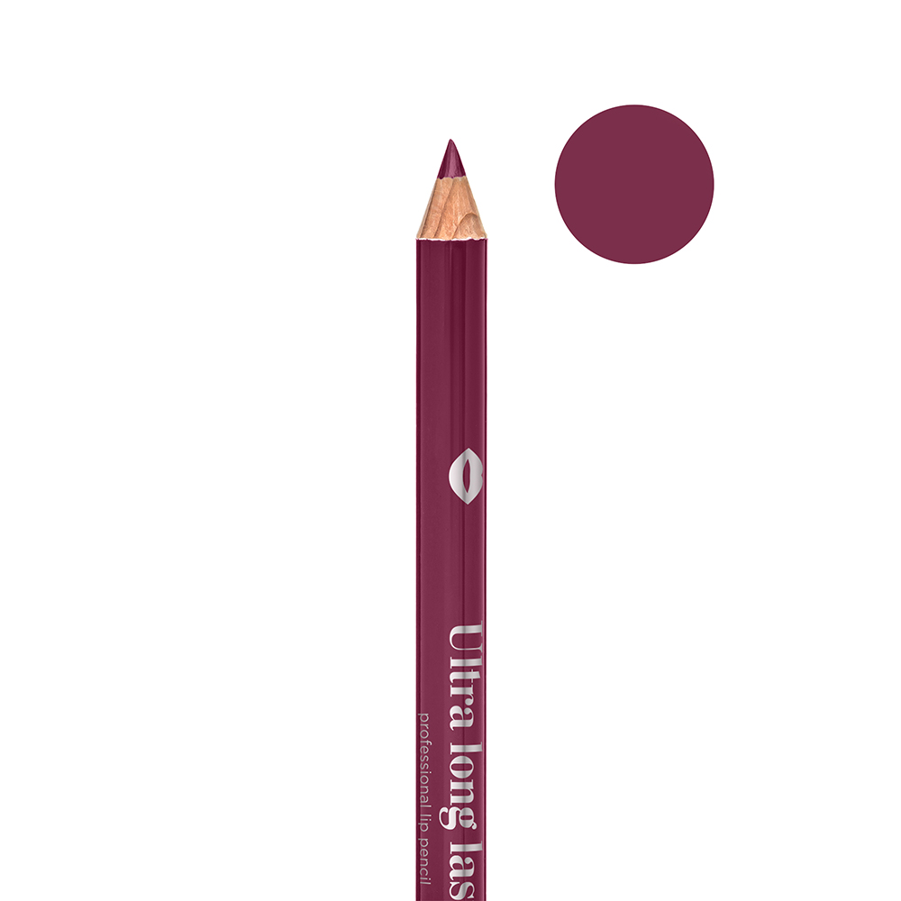 картинка Карандаш для губ Parisa дерево, баклажан, тон 427 