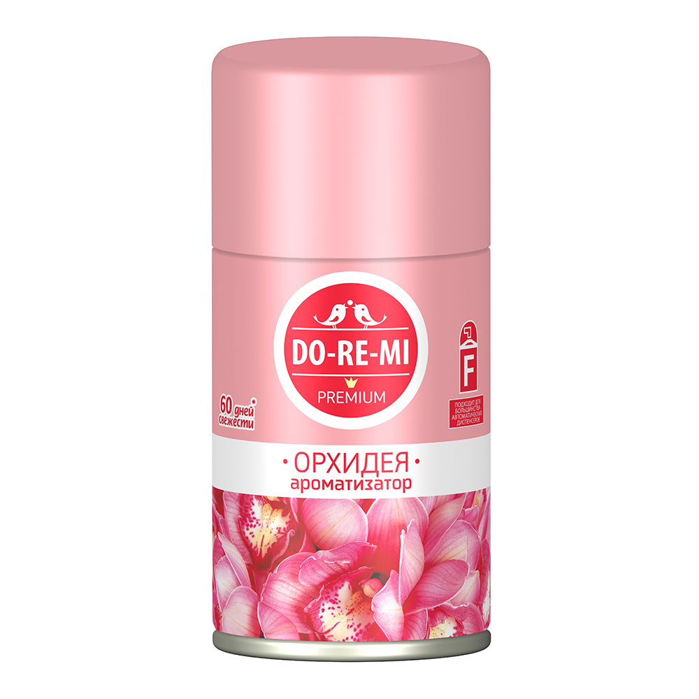 картинка Освежитель воздуха До-Ре-Ми Premium автоматический запасной блок Цветочное настроение, 250 мл 