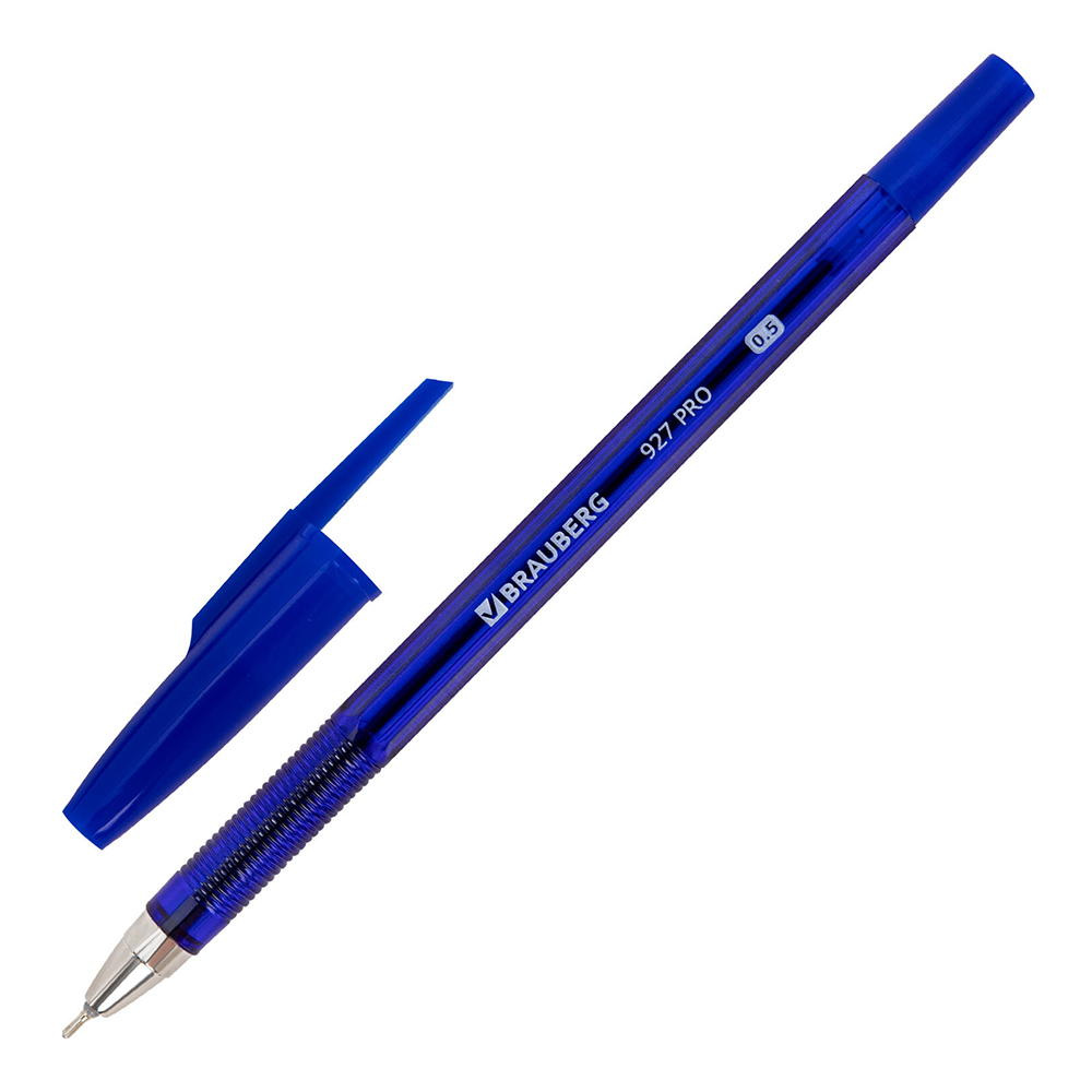 Ручка Brauberg 144337 927 PRO WRITING 3.0 узел 0,5 мм, линия письма 0,25мм, синий