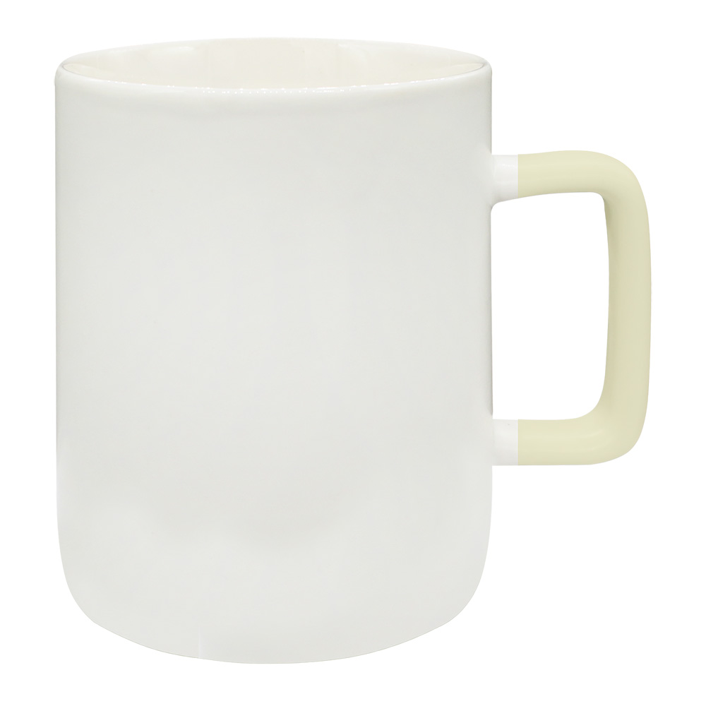 Кружка керамическая KKR-226 одноцветная, в ассортименте, 360 мл