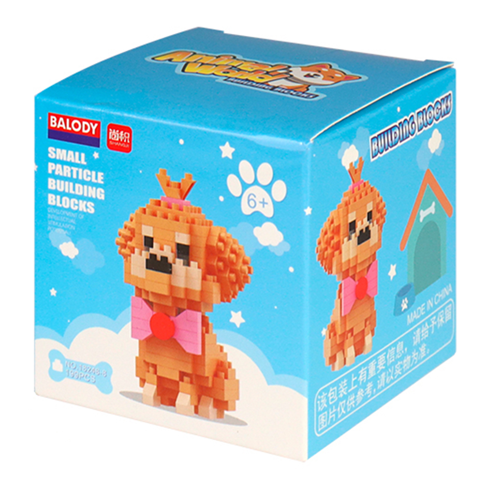 картинка Конструктор 18248-8BA Balody,пластиковый 5,6*4,7*7,3 см 199 деталей 