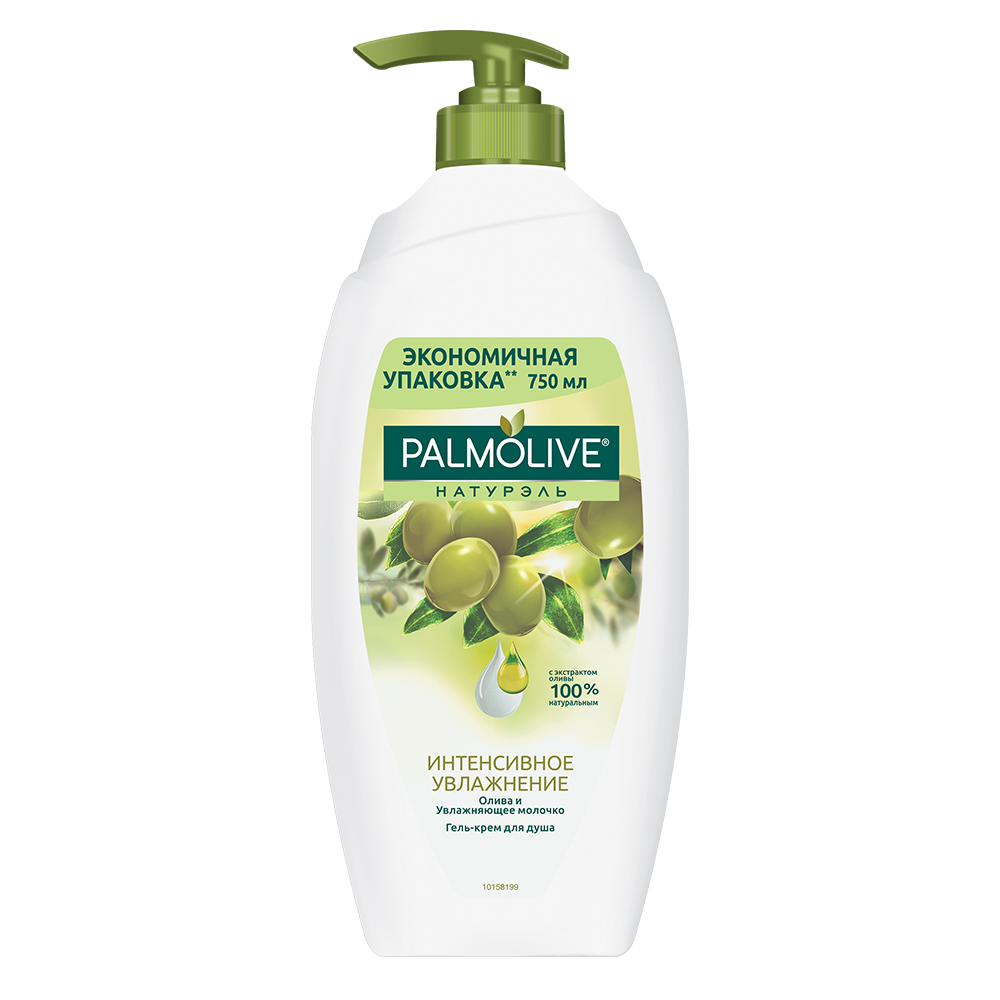 картинка Гель для душа Palmolive Натурэль Интенсивное увлажнение олива и увлажняющее молочко, женский, 750 мл 
