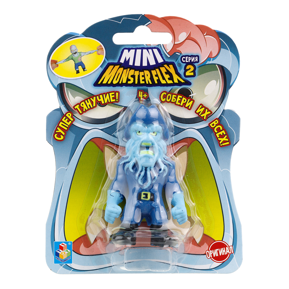 картинка Игрушка Т23838 MONSTER FLEX мини,тянущаяся фигурка, 7 см в ассортименте 