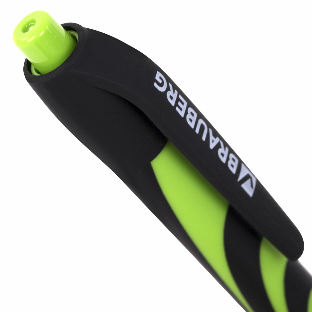 Ручка-автомат Brauberg 143932 Ultra-RT Neon шариковая,толщина линии 0,35мм, синяя