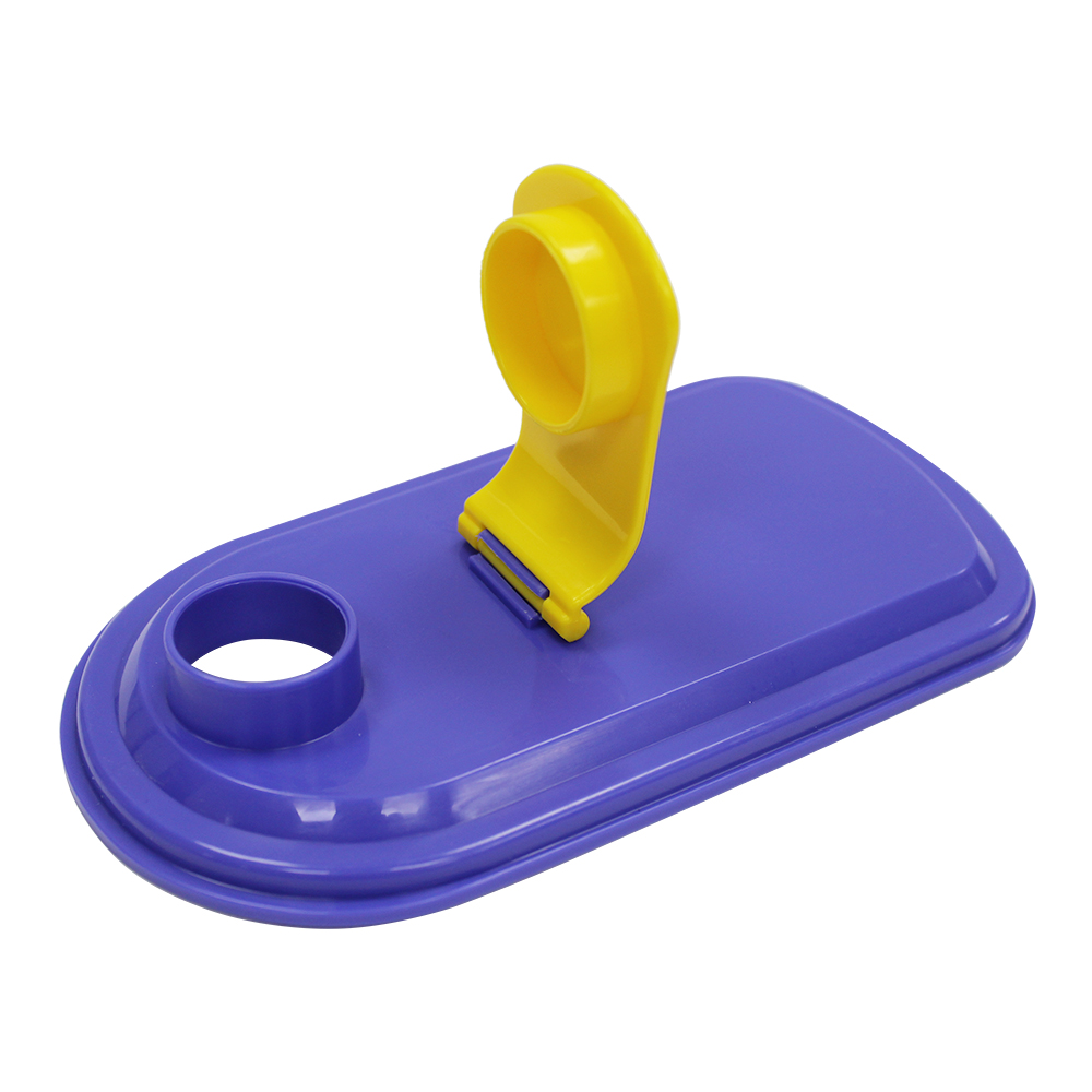 картинка Банка для сыпучих продуктов Е-554 с ручкой, пластик, цвет в ассортименте, 1,5 л 