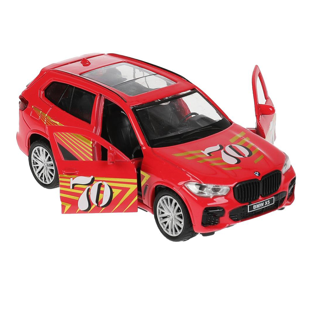 картинка Машина X5-12SLSRT-RD Технопарк BMW X5 M-SPORT двери багаж открываются, 12 см, металл 