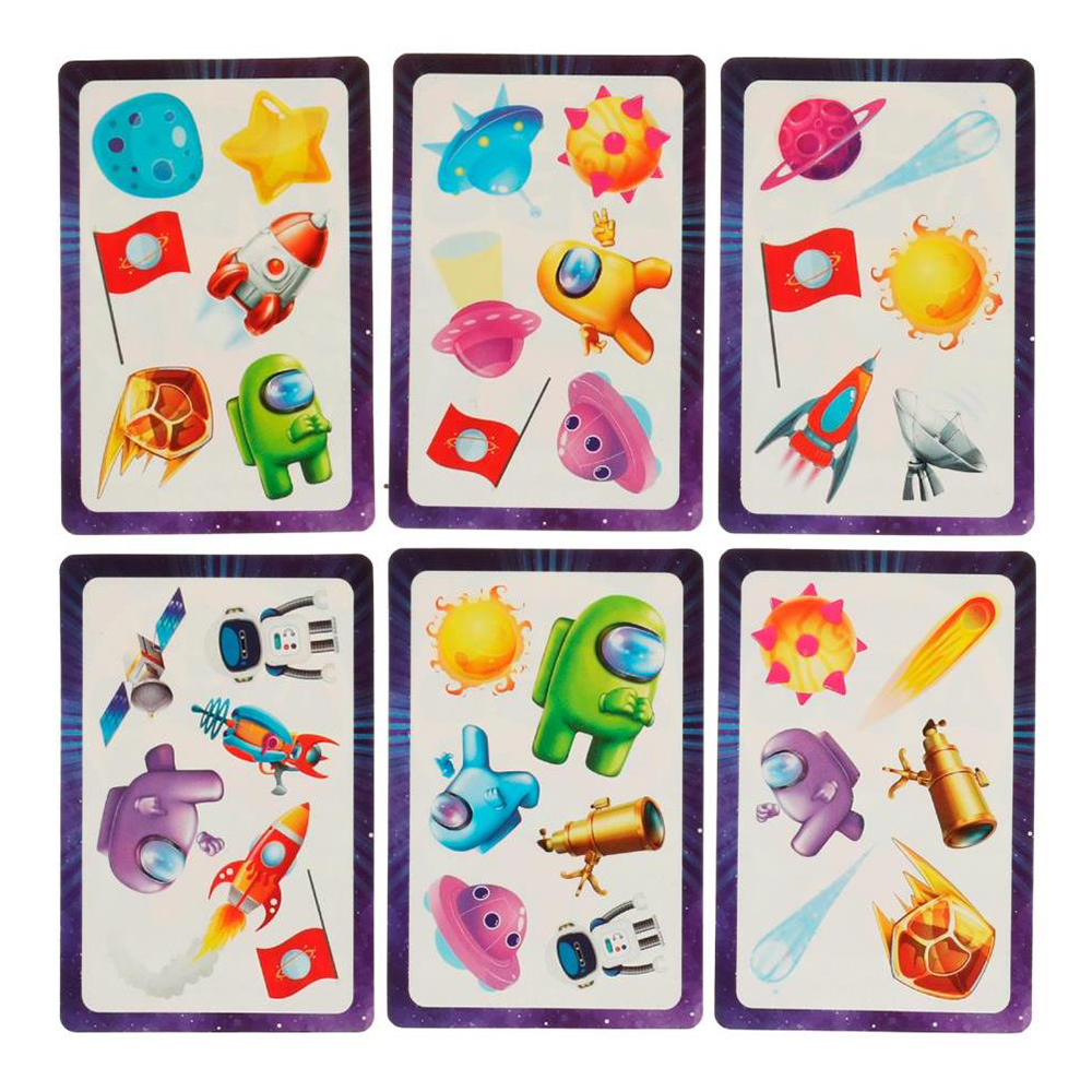 картинка Настольная игра 4295 Мега Дубль, Космический экипаж, найди пару 