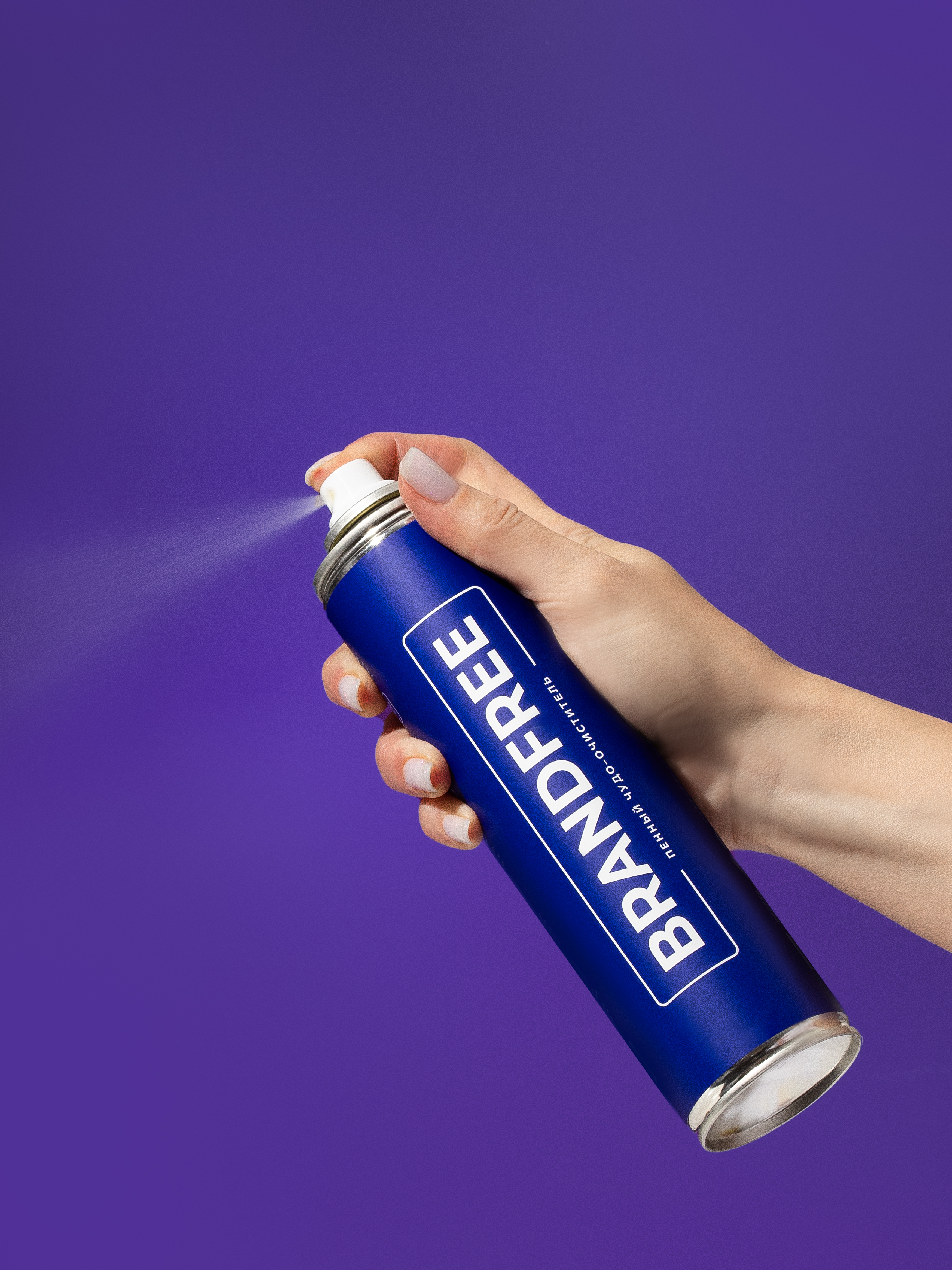 картинка Чистящее средство Brandfree Очиститель-чудо пенный для пластика стекол и поверхностей, 400 мл 