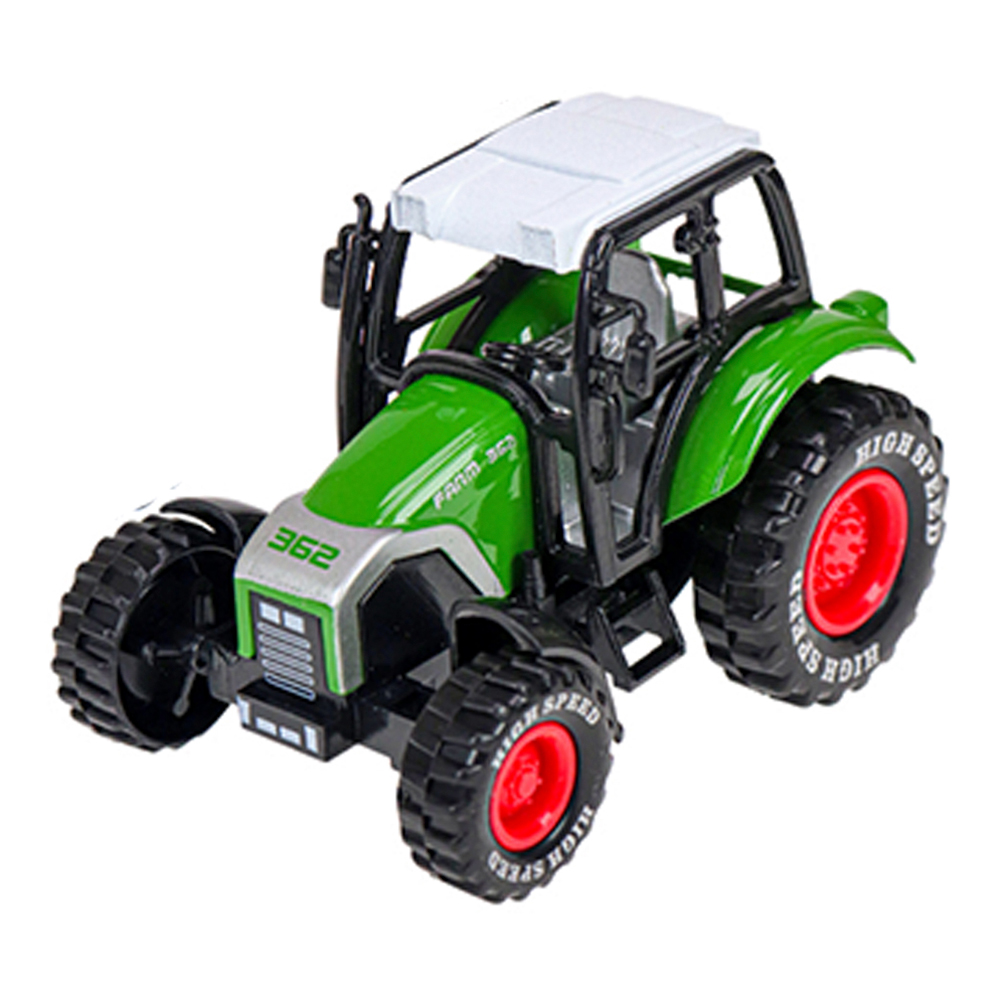 картинка Машина 1956742 инерционная Сельхозтехника Трактор, 10 см, пластик, в ассортименте 