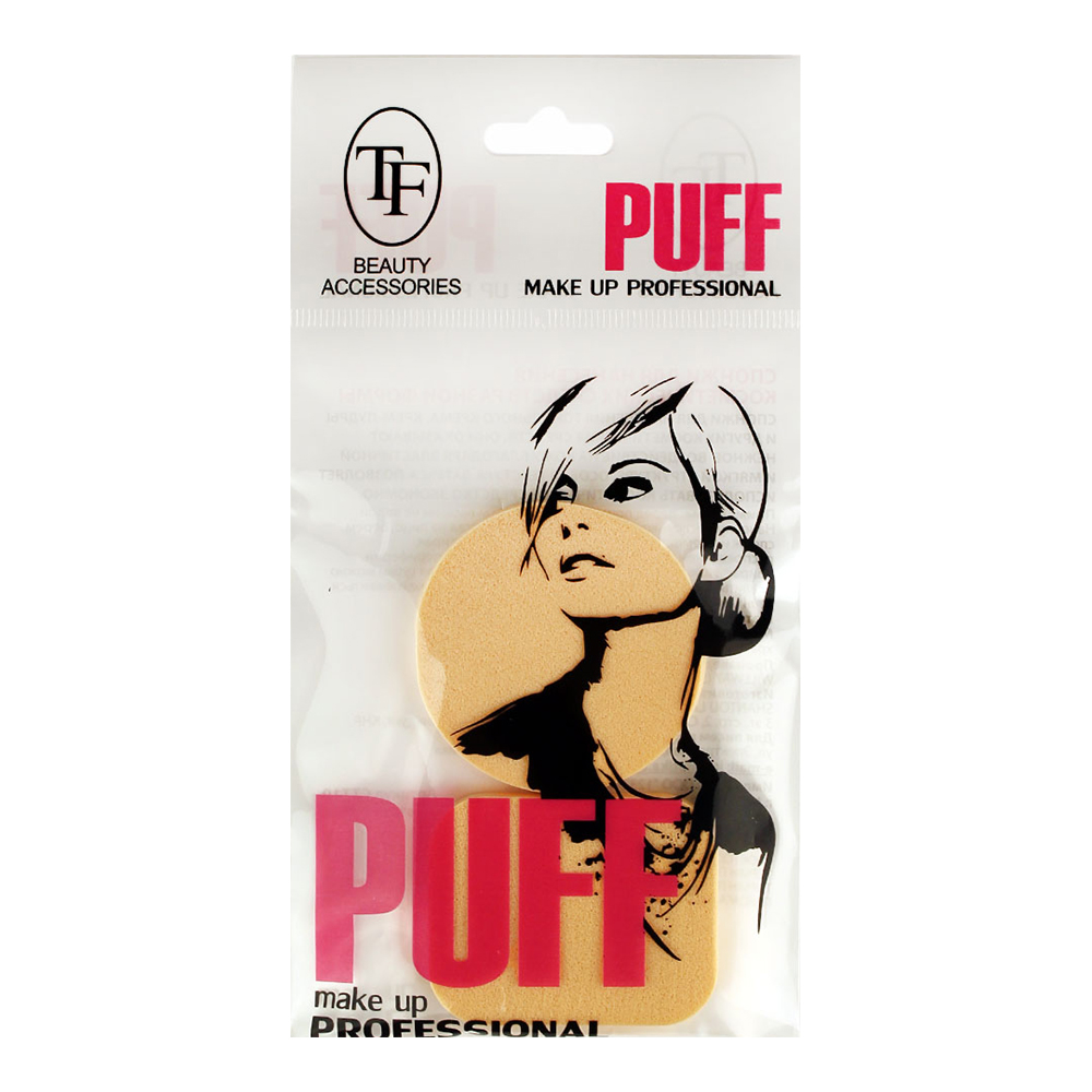 картинка Спонж для макияжа Triumf CTT10 для нанесения косметических средств, 2 шт 