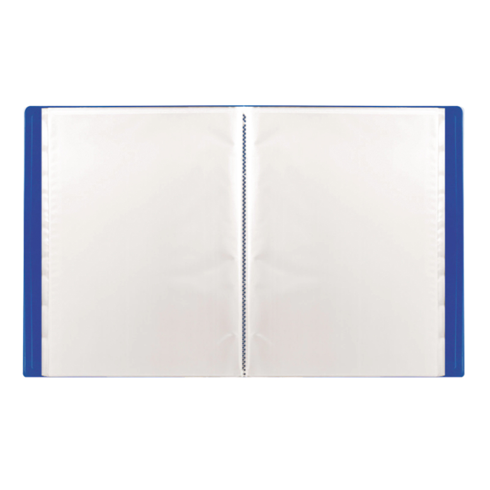 Канцелярская папка Staff 225708 А4 80 вкладышей, синяя