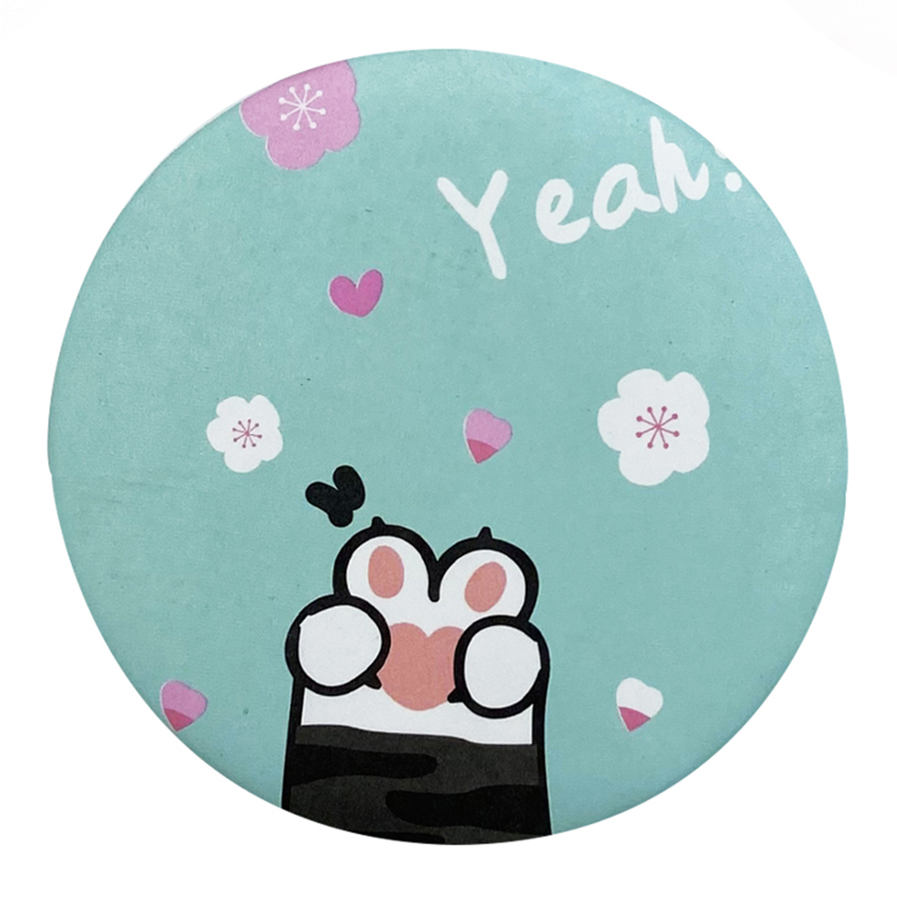 картинка Зеркало 4842 карманное,круглое, Лапки 7 см 