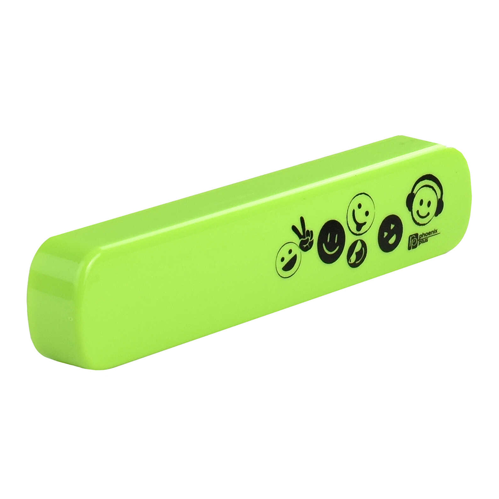 Пенал Феникс 62628 Смайлы без наполнения 19,7х4,5х2,2 см