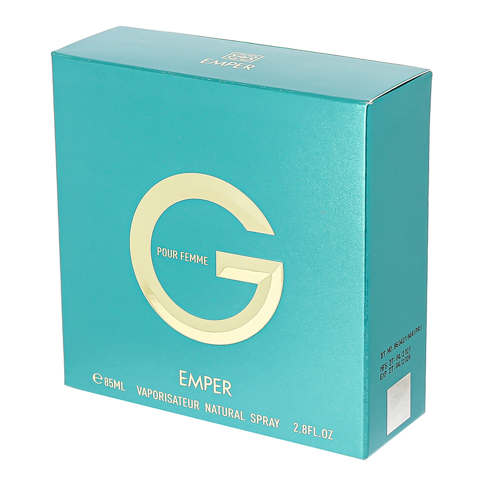 Туалетная вода Emper G.WOMAN фруктовый аромат, женская, 85 мл