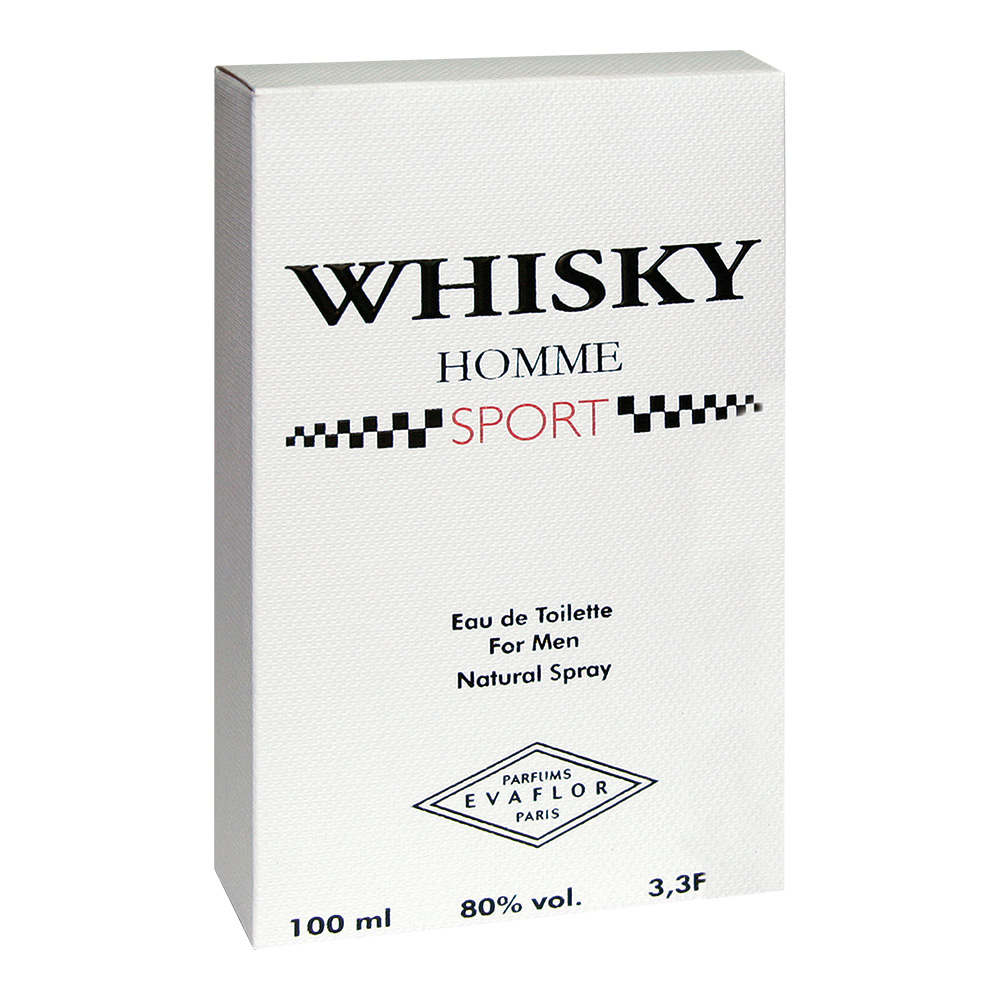 Туалетная вода Whisky Homme Sport свежий цитрусовый, мужская, 100 мл