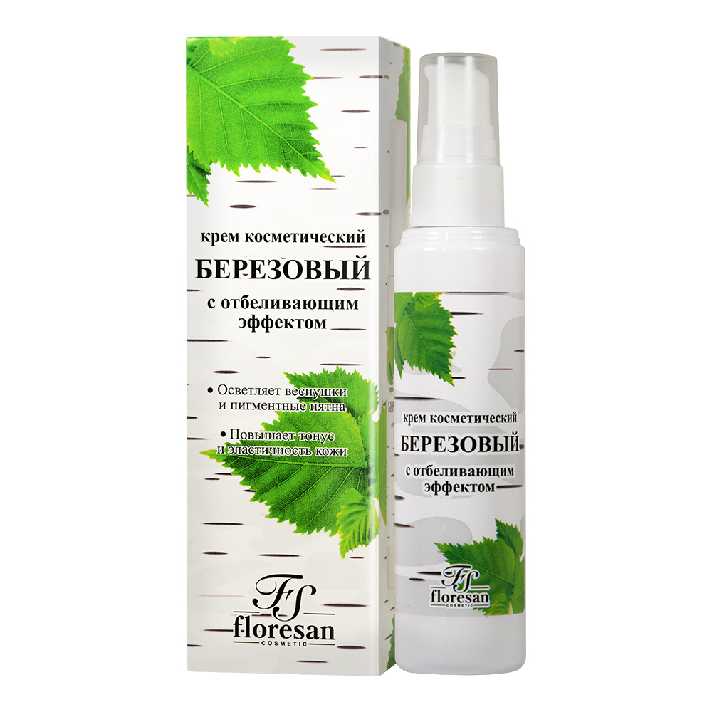 Крем Floresan Березовый с отбеливающим эффектом 176b, 50 мл