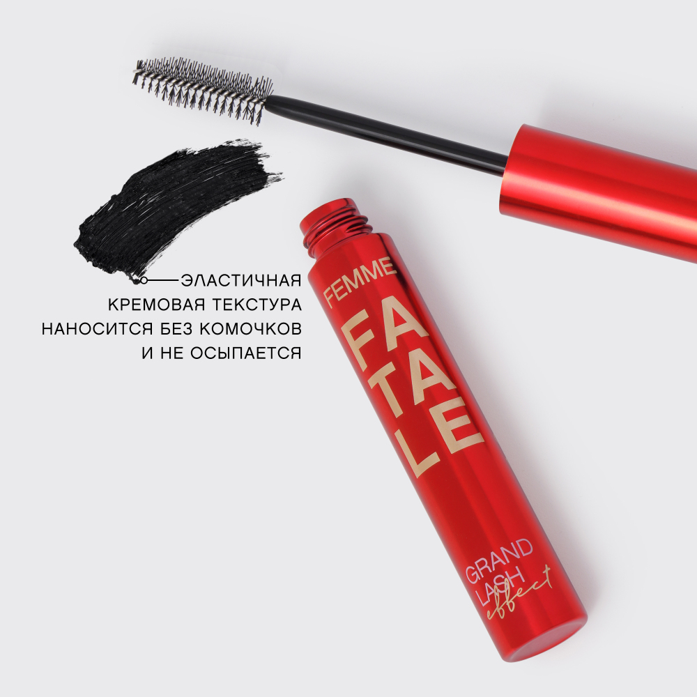 картинка Тушь для ресниц Vivienne Sabo Femme Fatale Grand Lash Effect с эффектом бодбшого объема, черная, 9 мл 