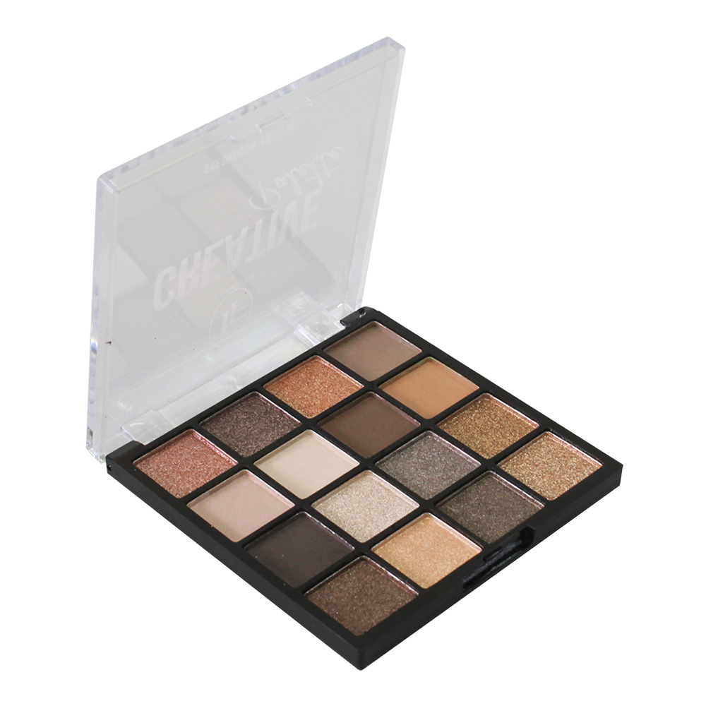 картинка Тени для век Triumf Creativa Palette палетка 16 оттенков, бежево-розовый, тон 03 