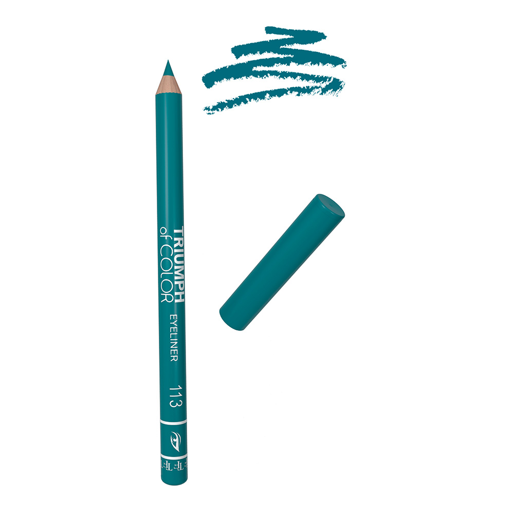картинка Карандаш для глаз Triumf Of color eyeliner, темно-бирюзовый, тон 113 