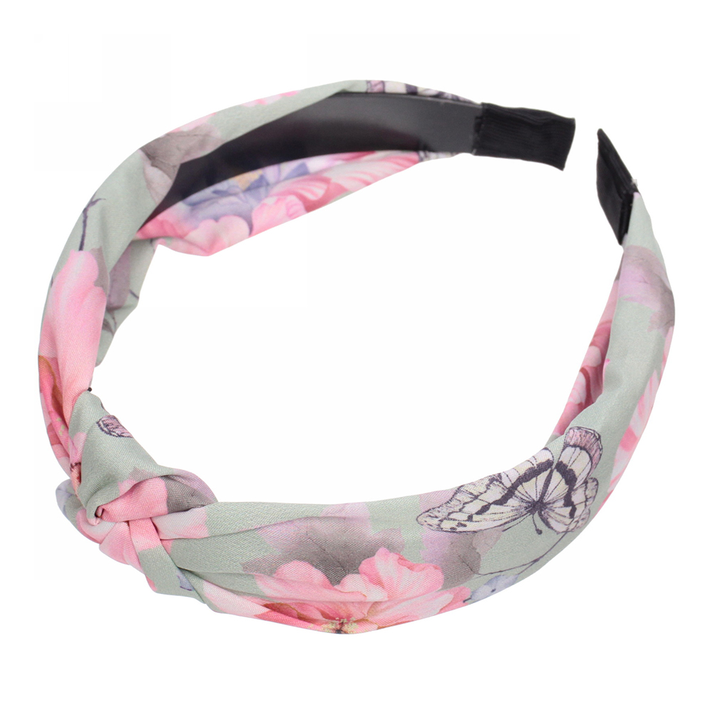 картинка Ободок для волос 333-377 Beauty Gallery - Flower 2,8 см, в ассортименте 