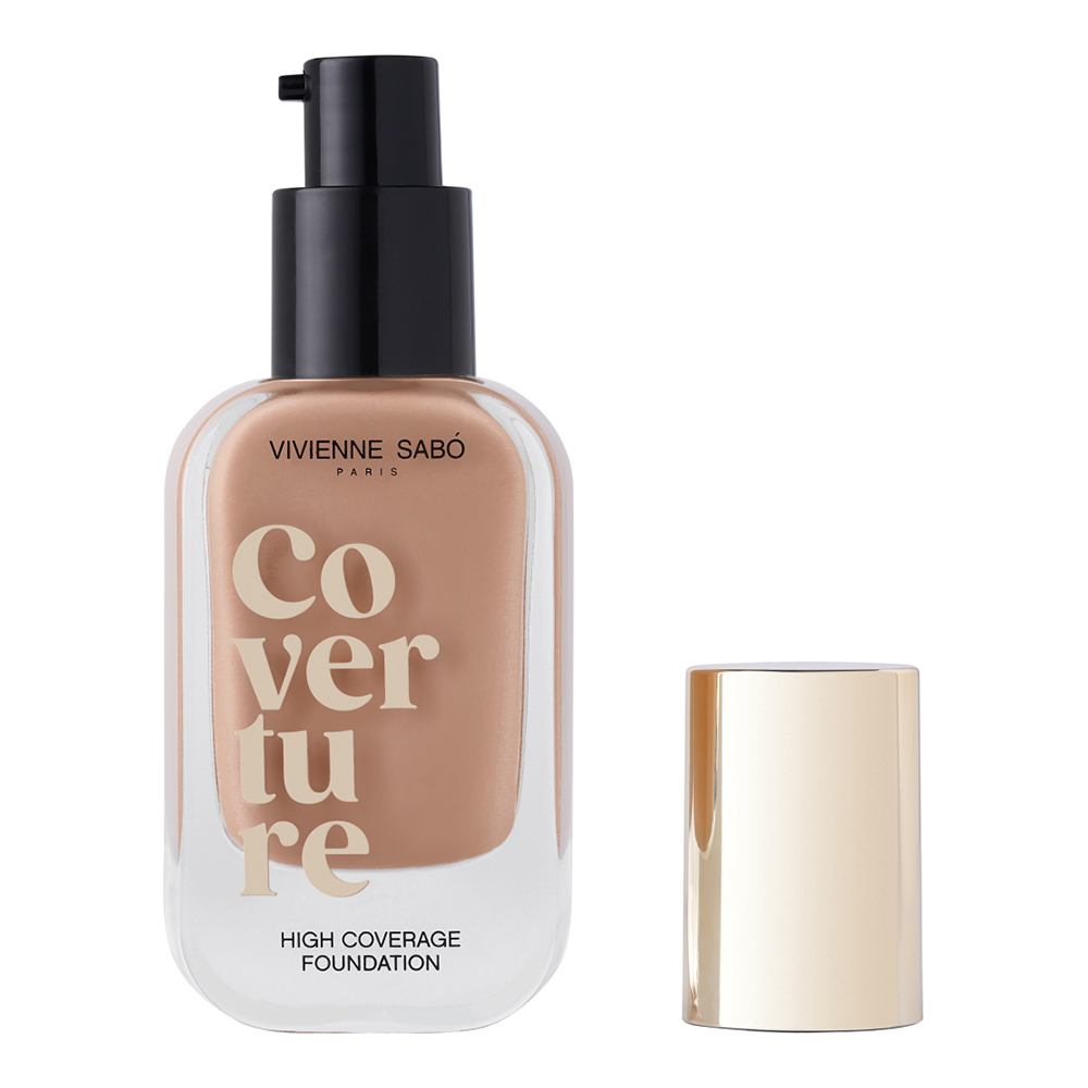 картинка Крем тональный Vivienne Sabo Coverture с плотным покрытием, натуральный, тон 03, 30 мл 